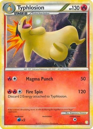 Typhlosion (Cosmos Holo) 32/123 - Deck Exclusives Holofoil