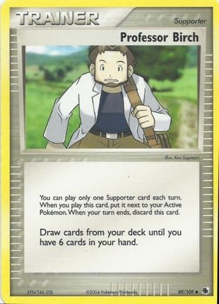 Professor Birch 89- EX Battle Stadium