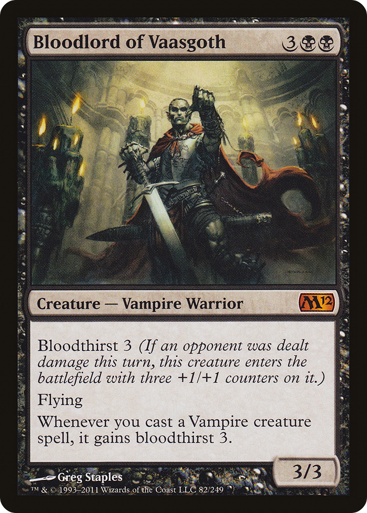 Bloodlord of Vaasgoth [Magic 2012] Foil