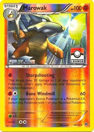 Marowak (Pokemon League) [2nd Place] 78/162 - League & Championship Cards Reverse Holofoil