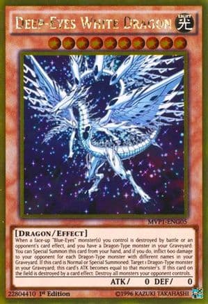 Deep-Eyes White Dragon [MVP1-ENG05] Gold Rare