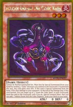 Vulcan Dragni the Cubic King [MVP1-ENG37] Gold Rare