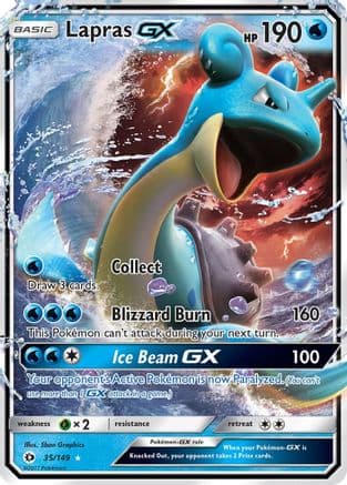 Lapras GX 035/149 - SM Base Set Holofoil