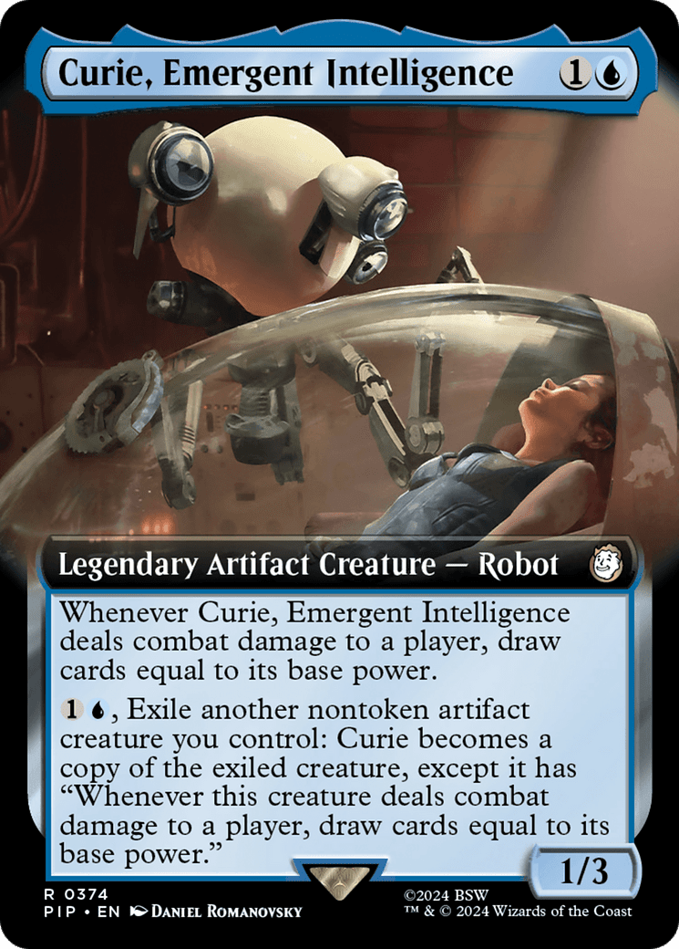 Curie, Emergent Intelligence (Extended Art) [Fallout] Foil