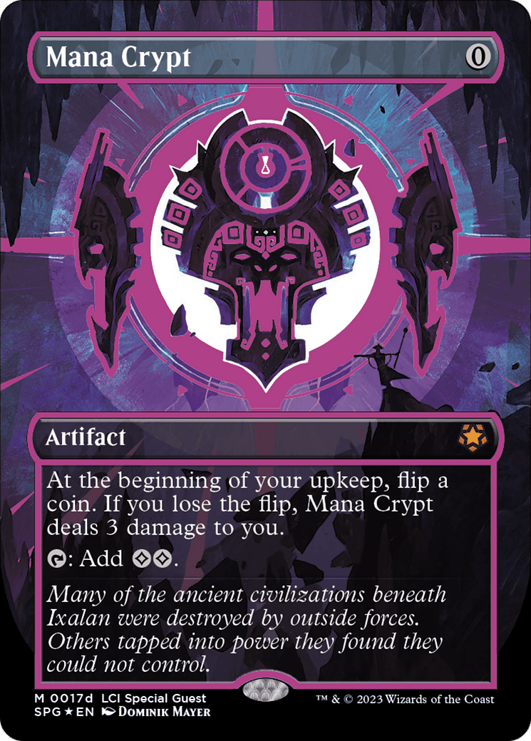 Mana Crypt (0017d) (Borderless) [The Lost Caverns of Ixalan Special Guests]