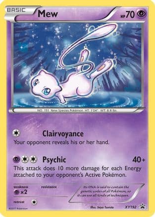 Mew XY192 XY192/211 - XY Promos Holofoil