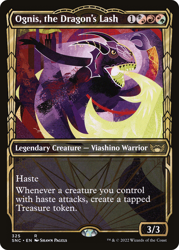 Ognis, the Dragon's Lash (Showcase Golden Age) [Streets of New Capenna] Foil