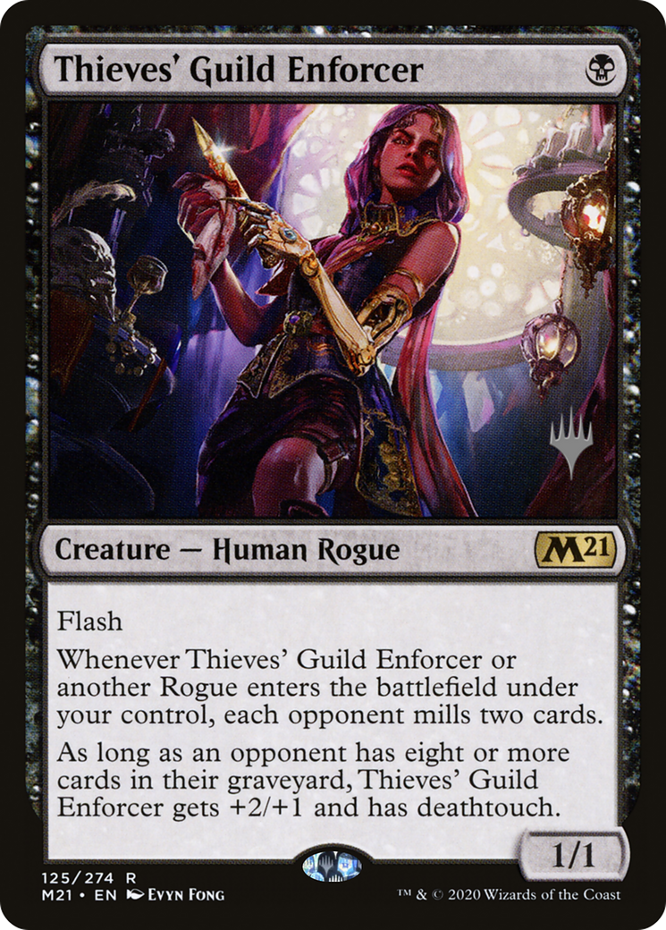 Thieves' Guild Enforcer (Promo Pack) [Core Set 2021 Promos] Foil