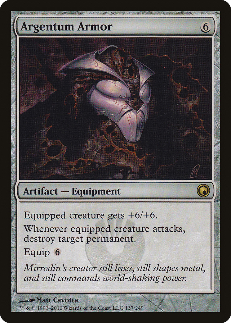 Argentum Armor [Scars of Mirrodin] Foil