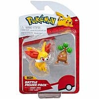 Pokemon Battle Figures | 2 Pack | Fennekin & Bonsly