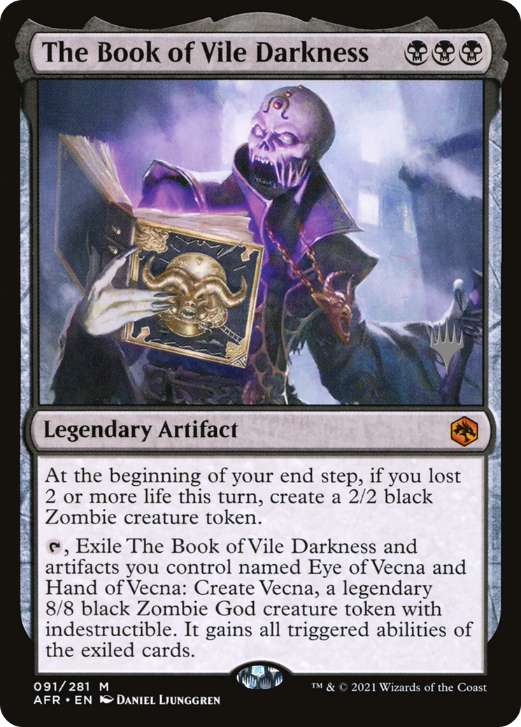 The Book of Vile Darkness (Promo Pack) [Dungeons & Dragons: Adventures in the Forgotten Realms Promos] Foil