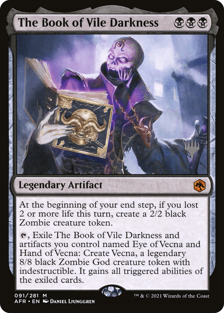 The Book of Vile Darkness (Promo Pack) [Dungeons & Dragons: Adventures in the Forgotten Realms Promos] Foil