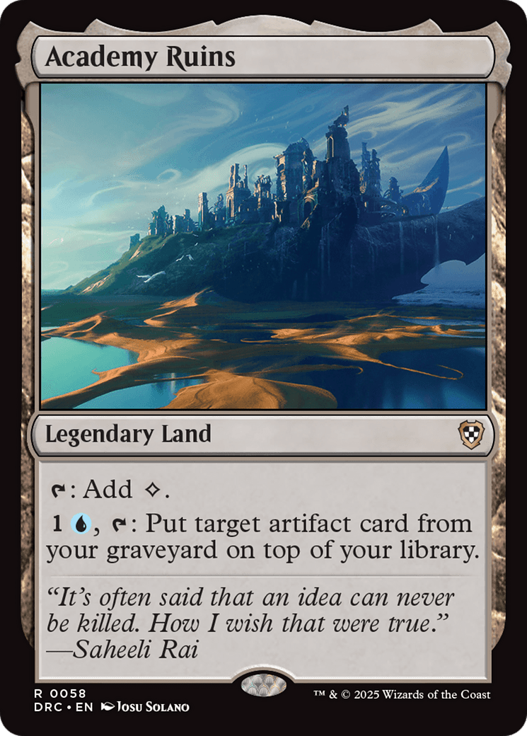 Academy Ruins (-058) [Commander: Aetherdrift]