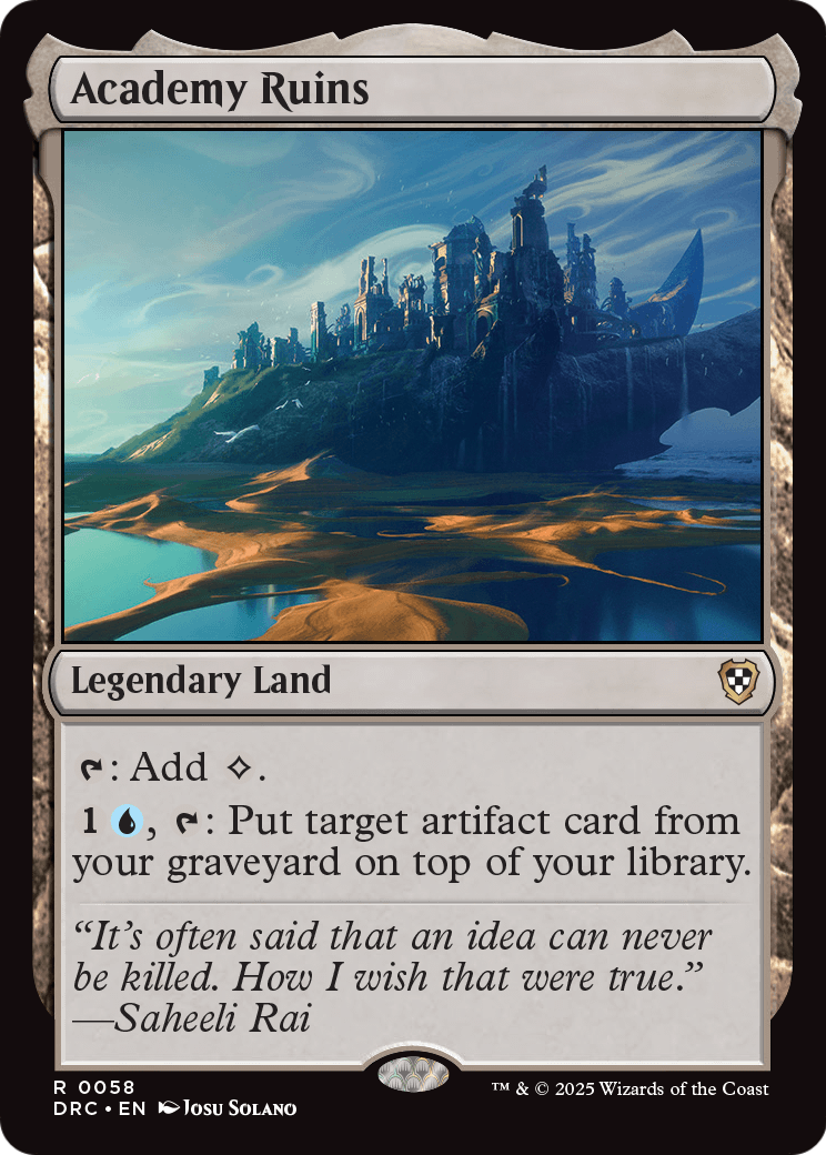 Academy Ruins (-058) [Commander: Aetherdrift]