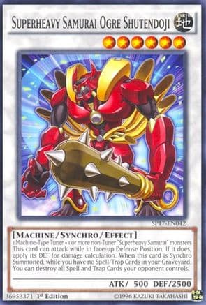 Superheavy Samurai Ogre Shutendoji [SP17-EN042] Starfoil Rare
