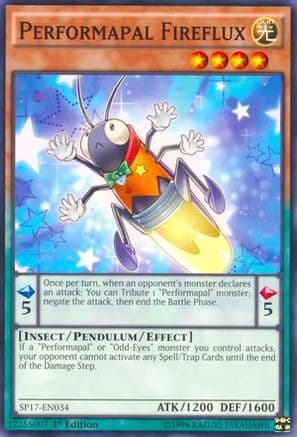 Performapal Fireflux [SP17-EN034] Starfoil Rare