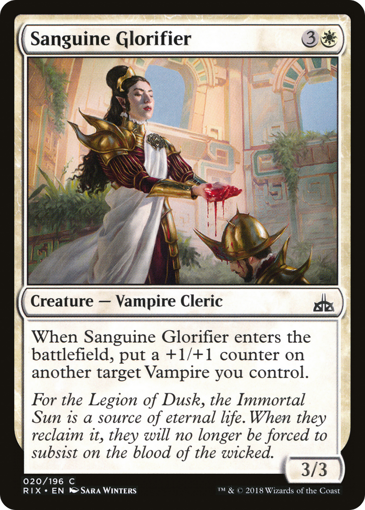 Sanguine Glorifier [Rivals of Ixalan] Foil