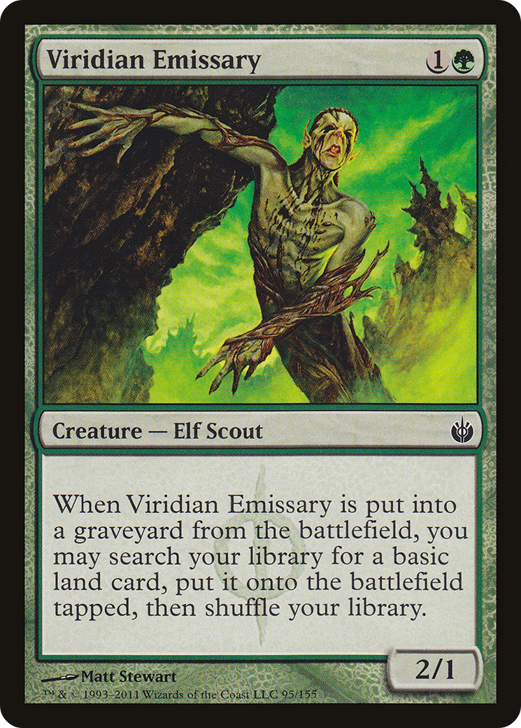 Viridian Emissary [Mirrodin Besieged] Foil