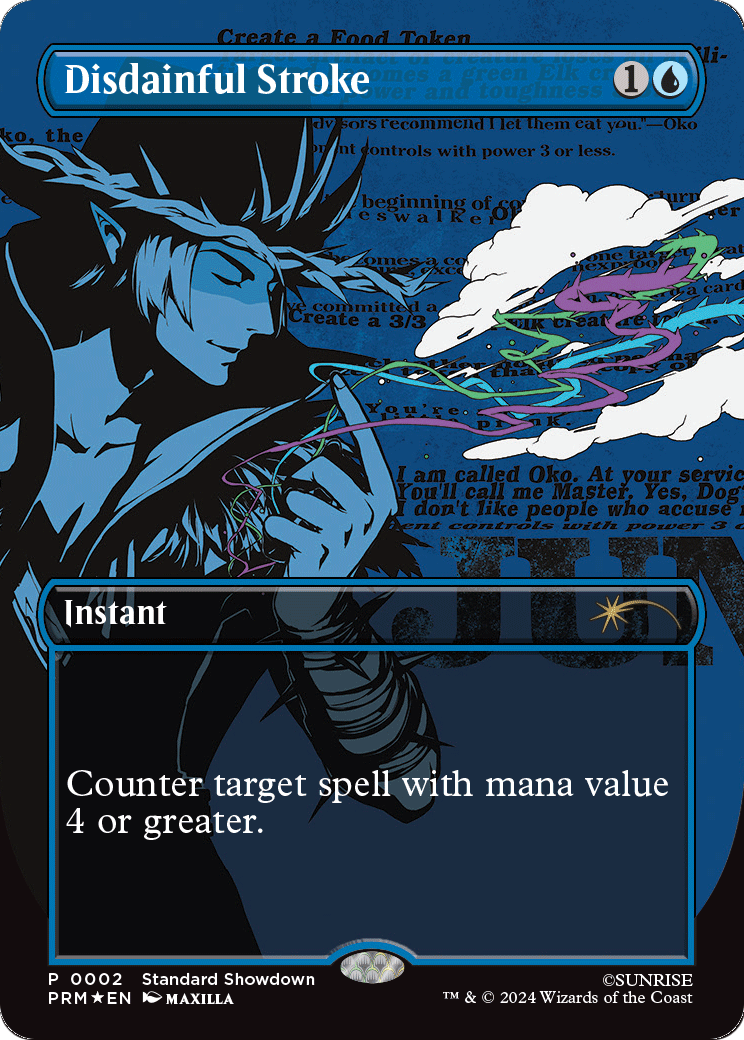 Disdainful Stroke (PCBB-002) - Cowboy Bebop (Borderless) Foil