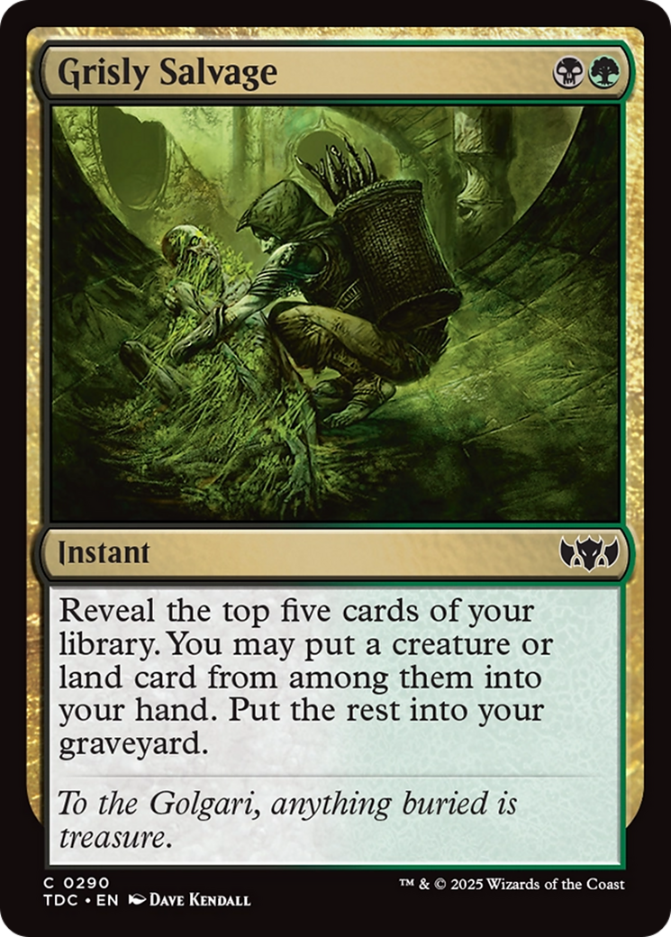 Grisly Salvage (290) [Commander: Tarkir: Dragonstorm]