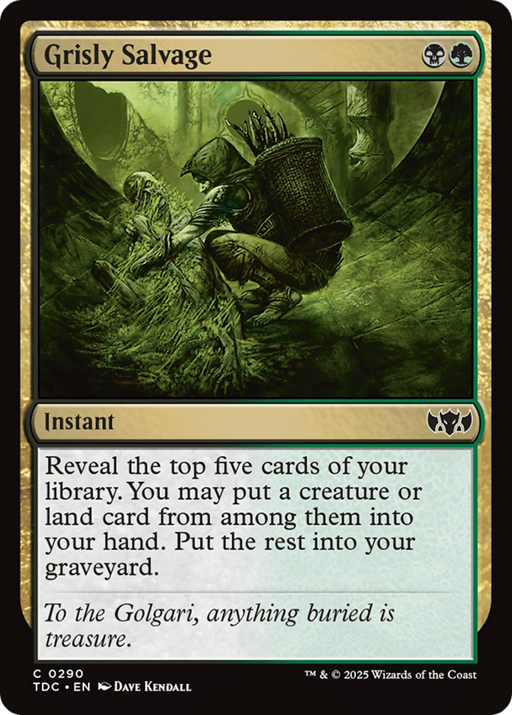 Grisly Salvage (290) [Commander: Tarkir: Dragonstorm]