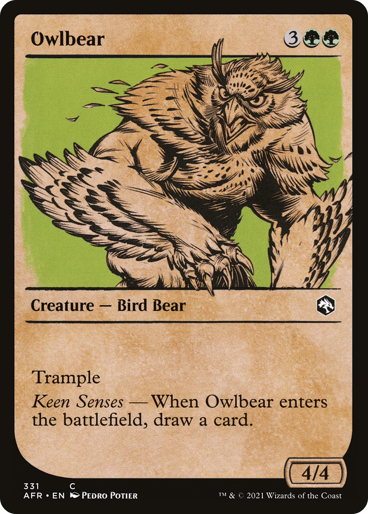 Owlbear (Showcase) [Dungeons & Dragons: Adventures in the Forgotten Realms]