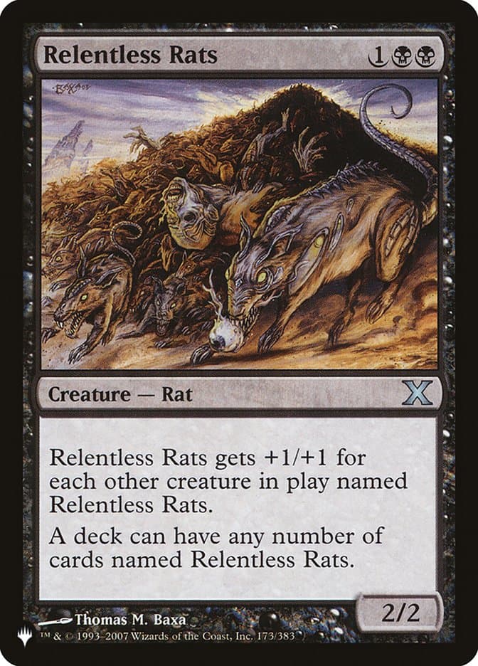 Relentless Rats |  (10E-173) [The List]