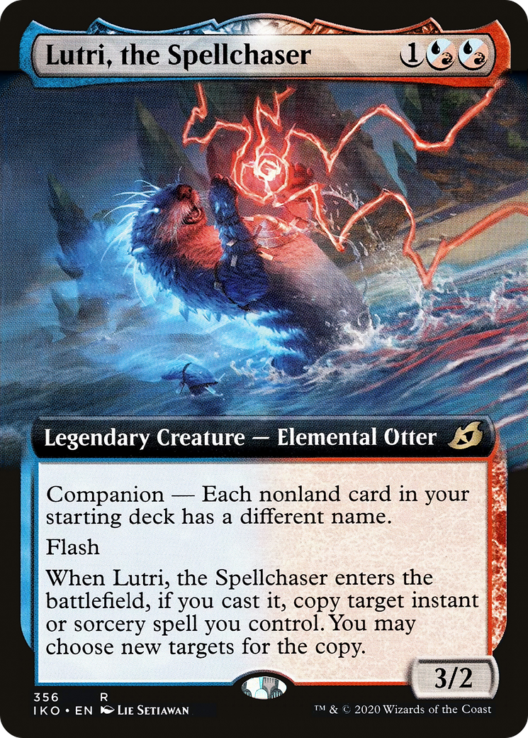 Lutri, the Spellchaser (Extended Art) [Ikoria: Lair of Behemoths] Foil