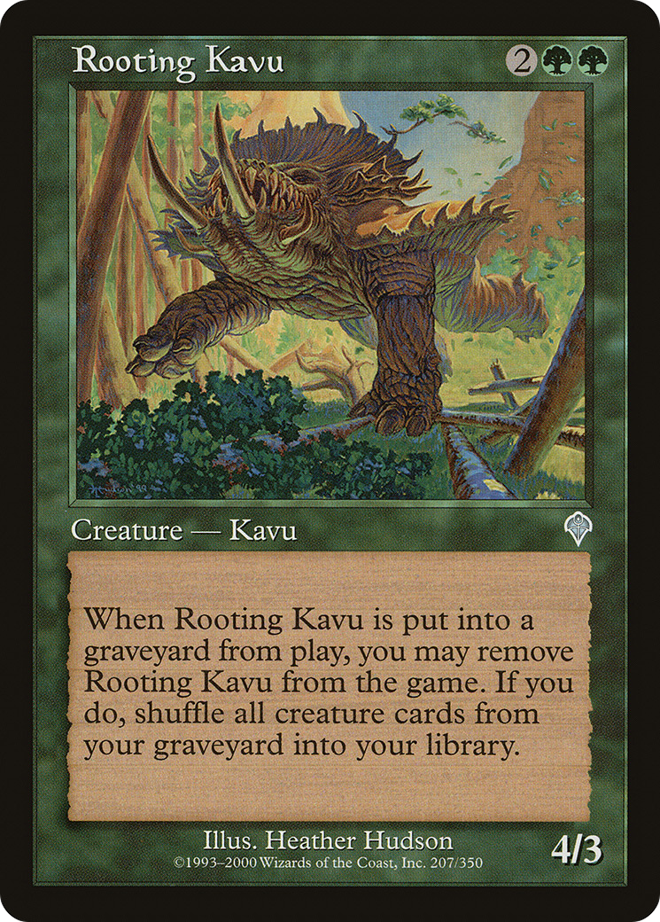Rooting Kavu [Invasion] Foil