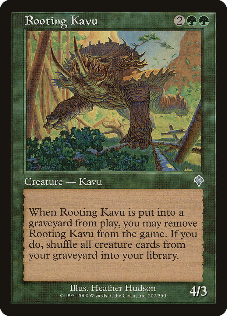 Rooting Kavu [Invasion] Foil