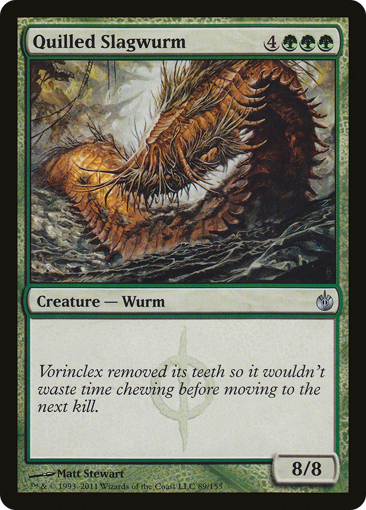 Quilled Slagwurm [Mirrodin Besieged] Foil