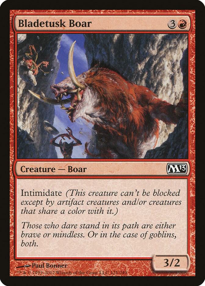 Bladetusk Boar 121/249 (Magic 2013 (M13)) 