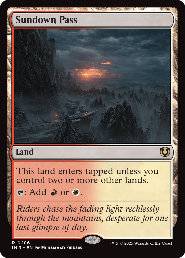 Sundown Pass (-286) [Innistrad Remastered]