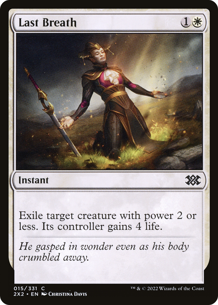 Last Breath [Double Masters 2022] Foil