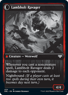 Lambholt Raconteur // Lambholt Ravager [Innistrad: Double Feature] Foil
