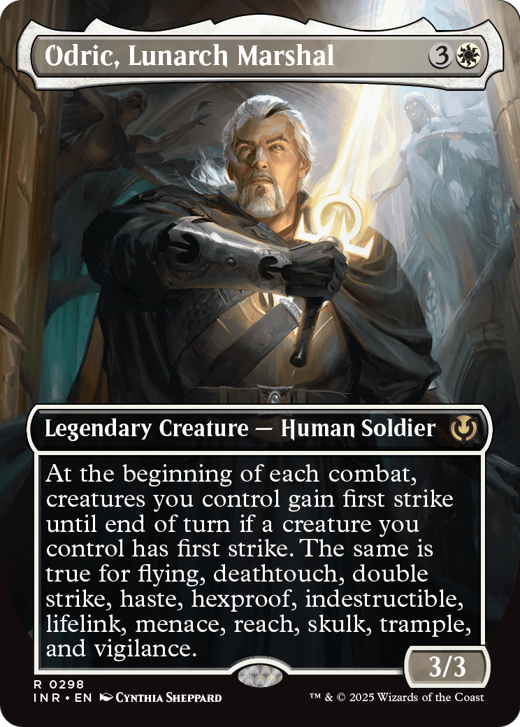 Odric, Lunarch Marshal (Borderless) (-298) [Innistrad Remastered]  Foil