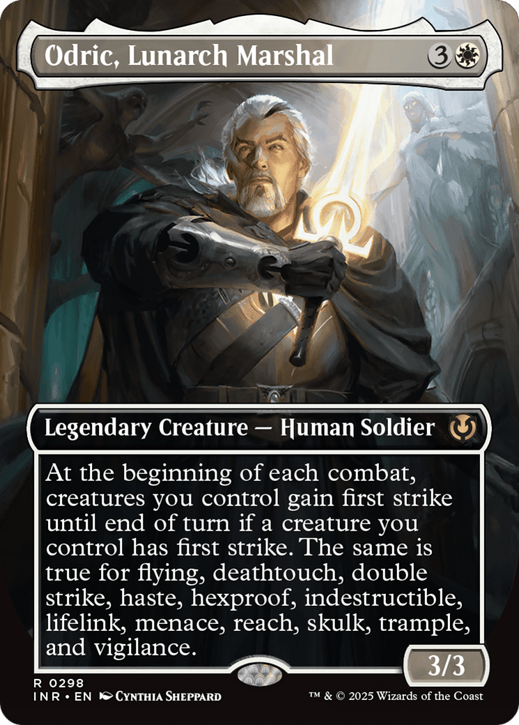 Odric, Lunarch Marshal (Borderless) (-298) [Innistrad Remastered]  Foil