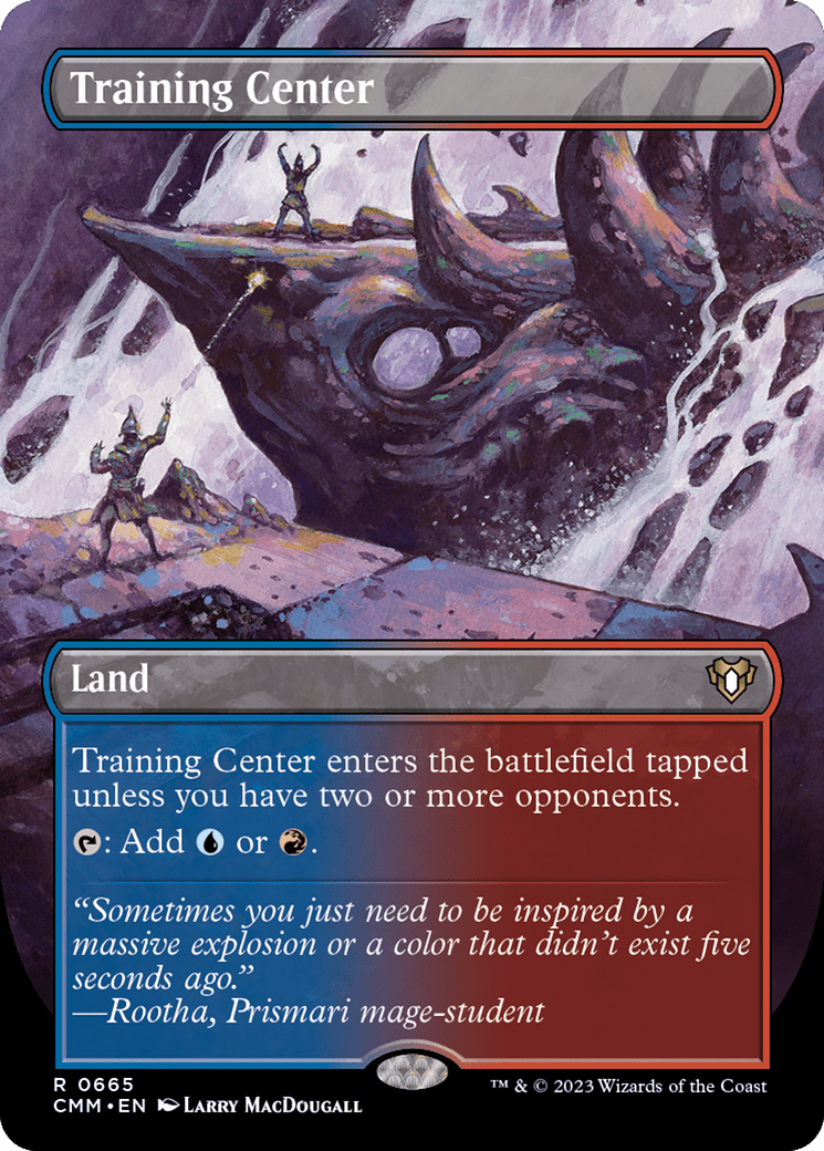 Training Center (Borderless Alternate Art) [Commander Masters] Foil