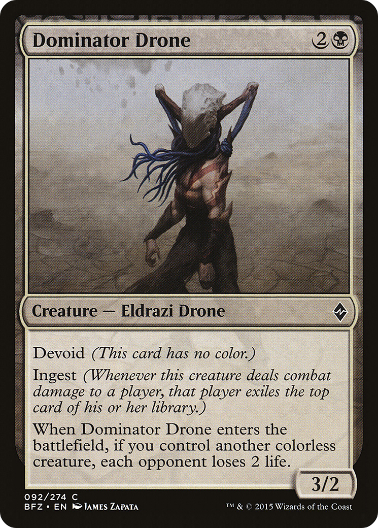 Dominator Drone [Battle for Zendikar] Foil