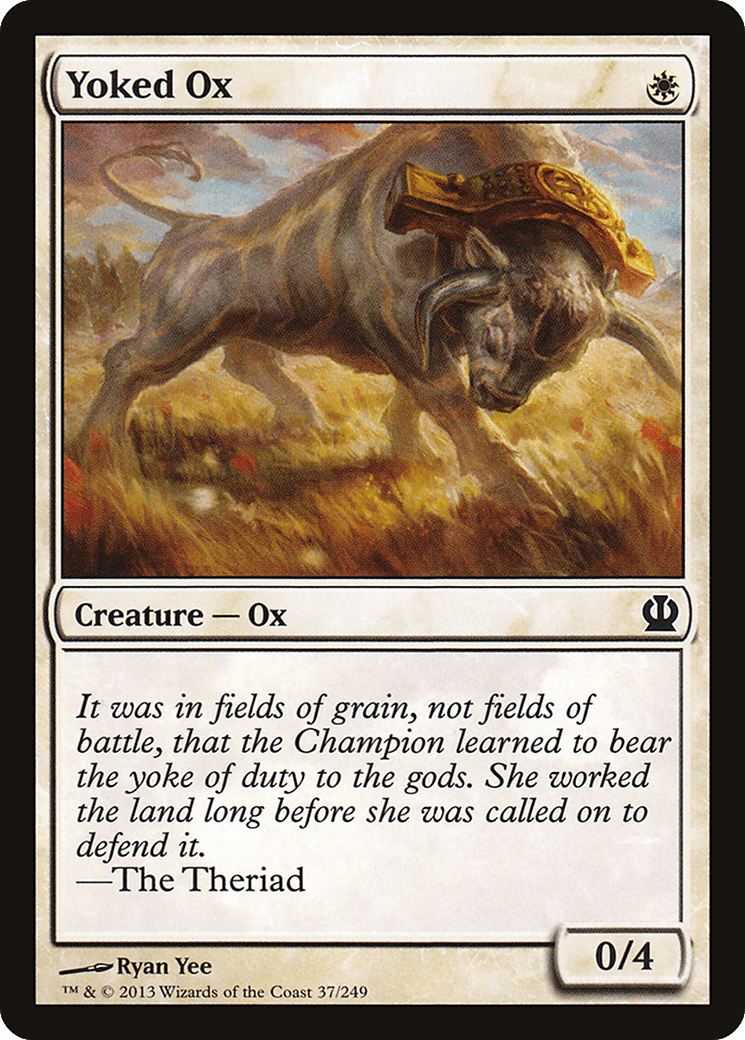 Yoked Ox [Theros] Foil