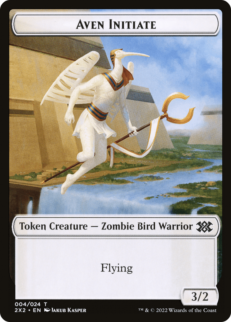 Aven Initiate (T2X2-004) - Double Masters 2022 Tokens Foil
