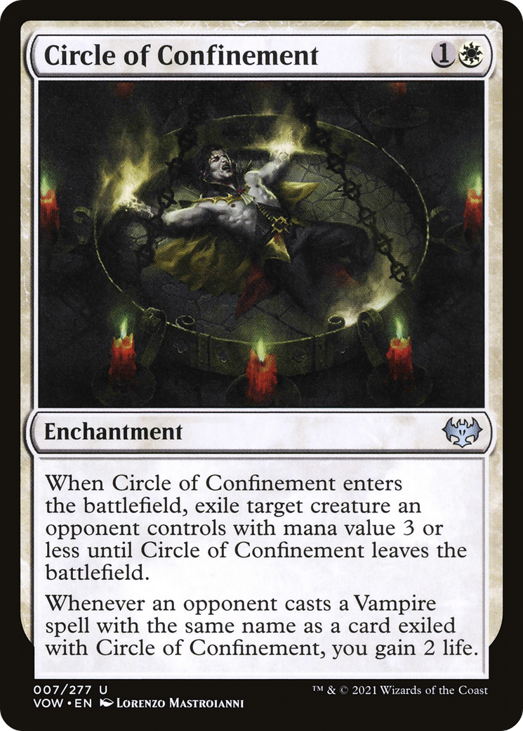 Circle of Confinement [Innistrad: Crimson Vow] Foil