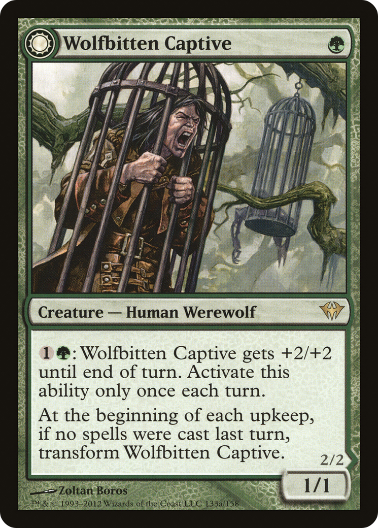 Wolfbitten Captive // Krallenhorde Killer [Dark Ascension] Foil