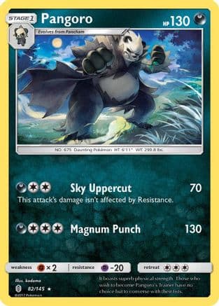 Pangoro 082/145 - SM  Guardians Rising Reverse Holofoil