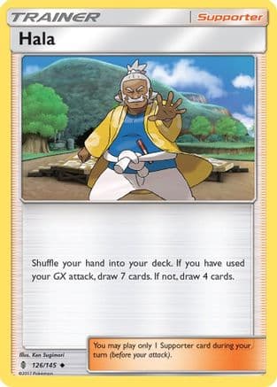 Hala 126/145  - Reverse Holofoil SM  Guardians Rising - Uncommon