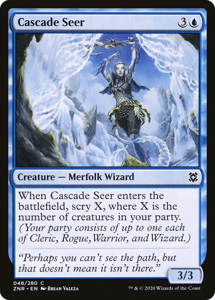Cascade Seer [Zendikar Rising] Foil