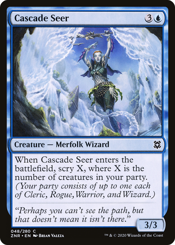 Cascade Seer [Zendikar Rising] Foil