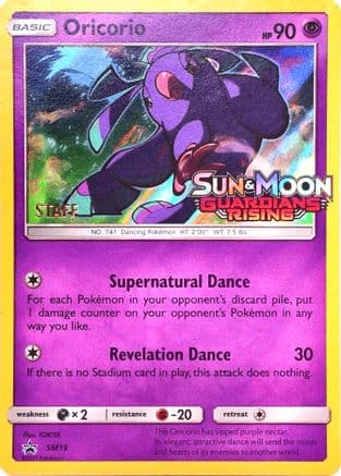 Oricorio SM19 (Prerelease) [Staff] SM19- SM Promos Holofoil