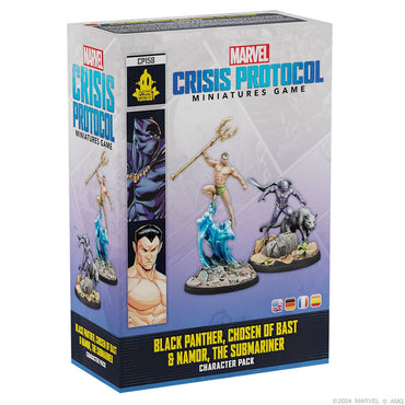 Marvel Crisis Protocol Miniatures Game: Black Panther, Chosen Of Bast & Namor, the Sub-Mariner