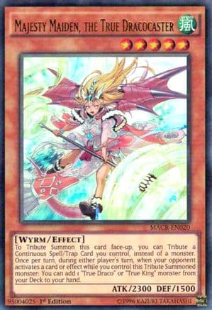 Majesty Maiden, the True Dracocaster [MACR-EN020] Ultra Rare